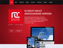 Tablet Screenshot of matching-concepts.nl